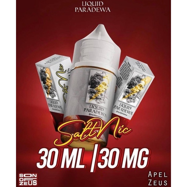 Paradewa Apel Zeus Salt Nic 30ML 30Mg by Rcraft Berpita Cukai