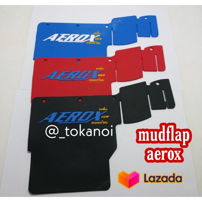 MUDFLAP AEROX MUD FLAP PENAHAN LUMPUR PELINDUNG ADAPTOR NEW DESIGN AEROX PREMIUM THAILAND