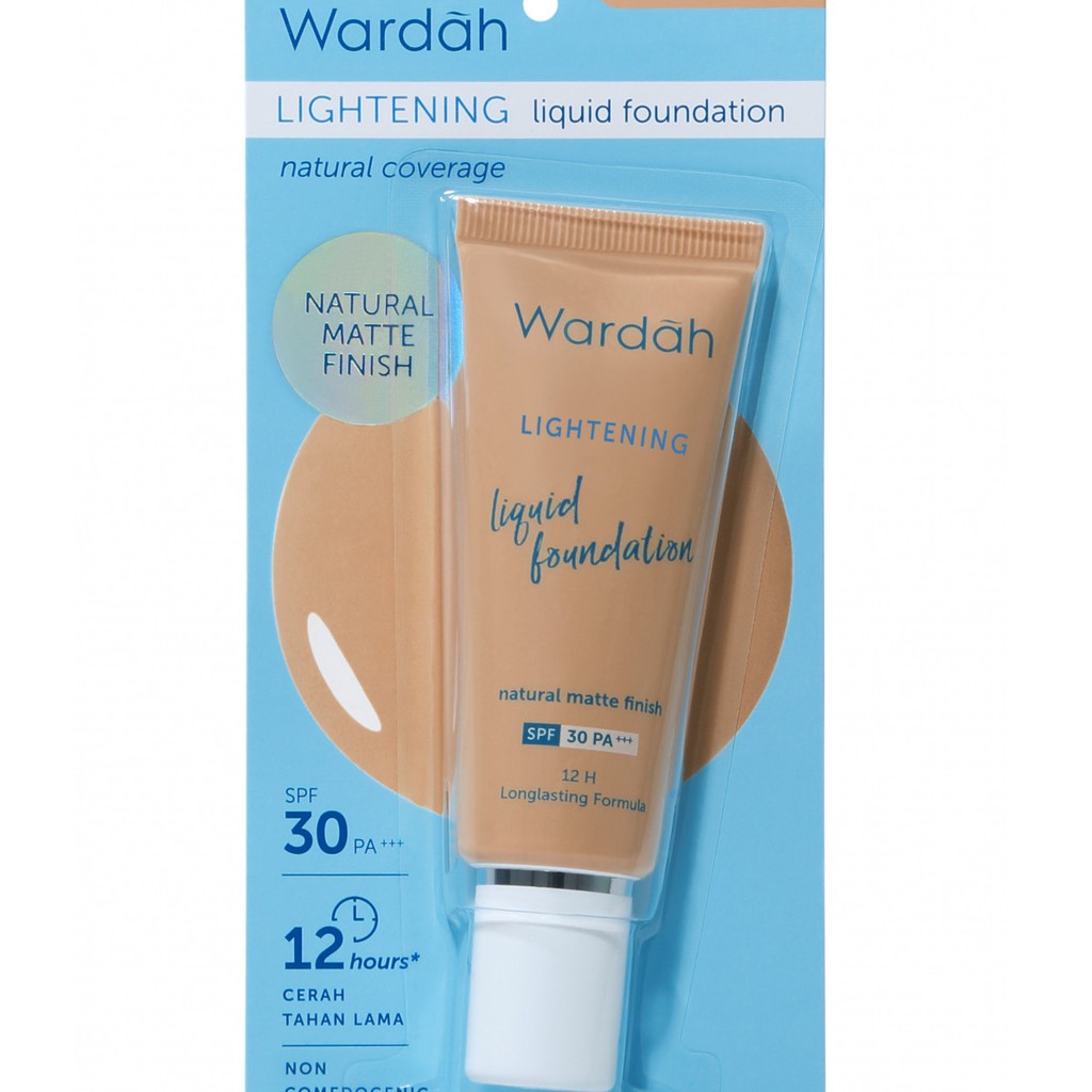 foundation wardah lightening liquid