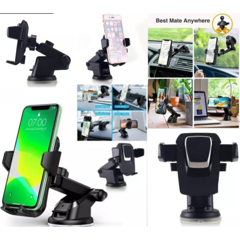 phone holder hp mobil, holder hp meja, tatakan hp meja/mobil, pegangan hp anti licin,Kuat BERKUALITA