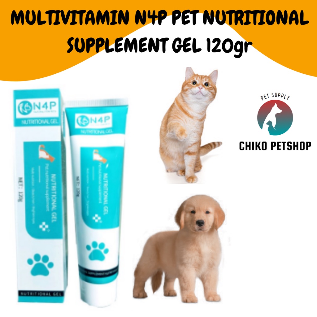 MULTIVITAMIN N4P PET NUTRITIONAL SUPPLEMENT GEL 120gr Nutriplus