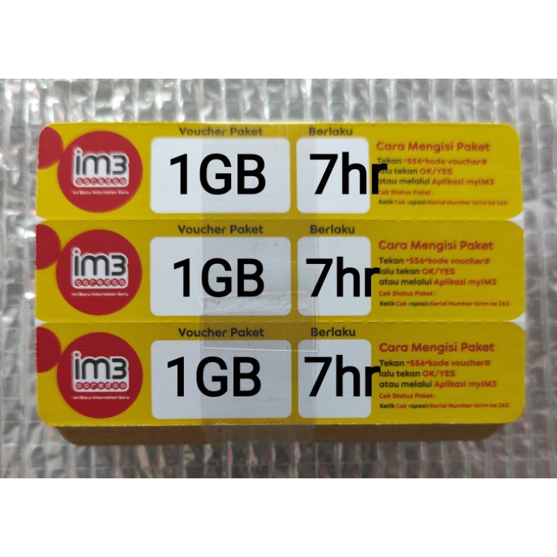 vocher indosat yellow 1gb 7hr