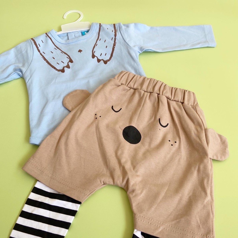 Setelan Brownie Set Baby Anak Lucu