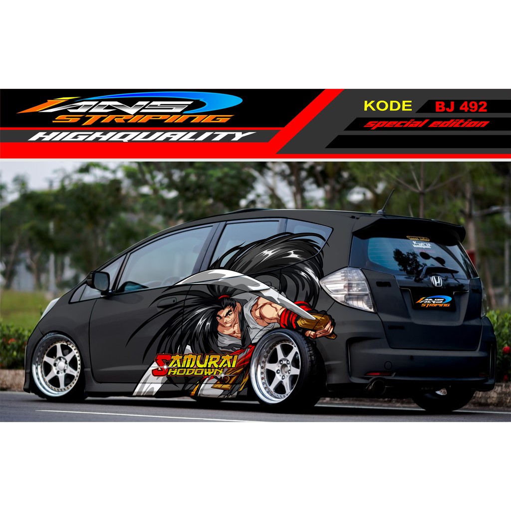 VARIASI STICKER MOBIL JAZZ SIGRA BRIO AVANZA / DECAL STICKER MOBIL / STIKER MOBIL / STICKER MOBIL