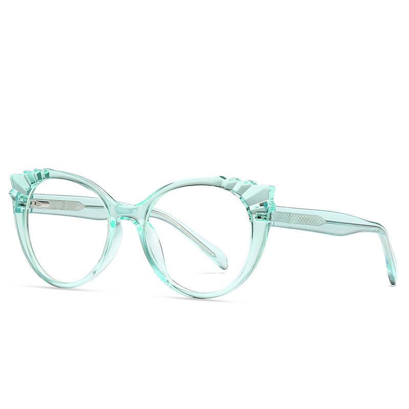 【YUZHU】COD Kacamata Fashion Cateye TR90 Anti-blue baru untuk Wanita