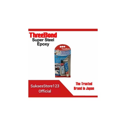 

Threebond Super Steel Epoxy MIX & FIX Lem 5 Menit Mirip Dextone