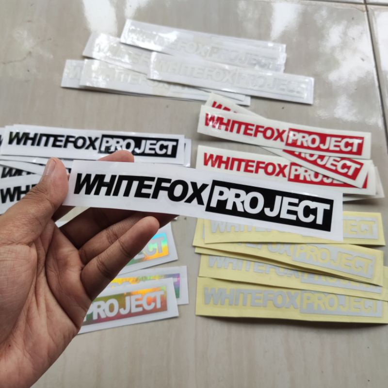 STICKER CUTTING WHITEFOXPROJECT