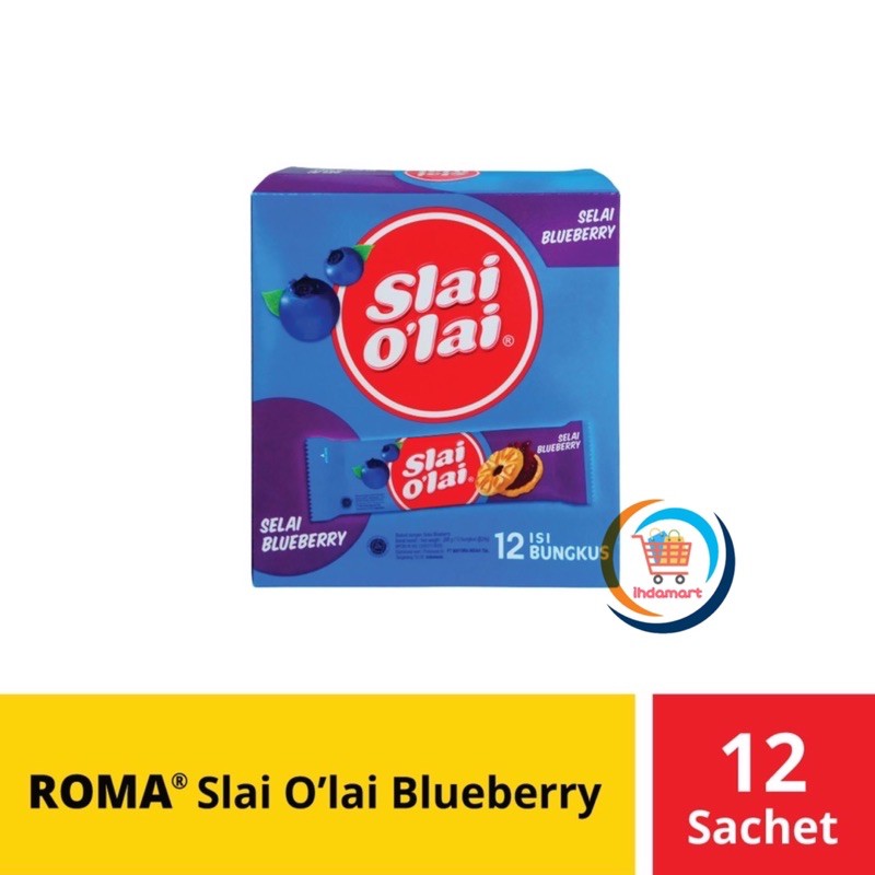 Slai Olai Strawberry / Blueberry / Nanas 24 gr Isi 12 pcs