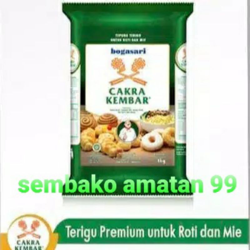 Tepung Terigu Cakra Kembar Premium Kemasan 1kg