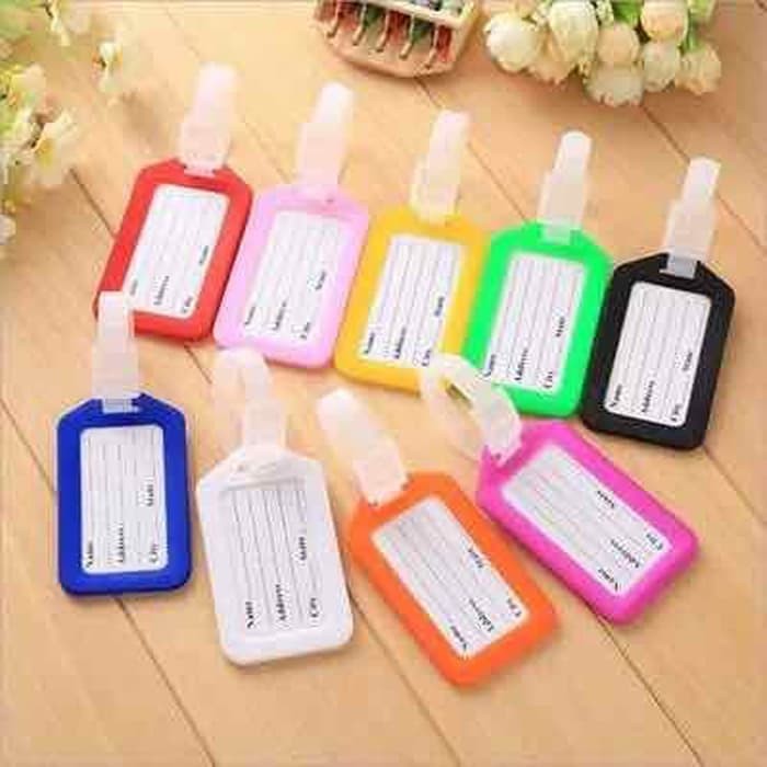 MURAHHH TRAVEL LUGGAGE TAG NAME TAG GANTUNGAN UNTUK DI KOPER TAS ANDA - Random TAG