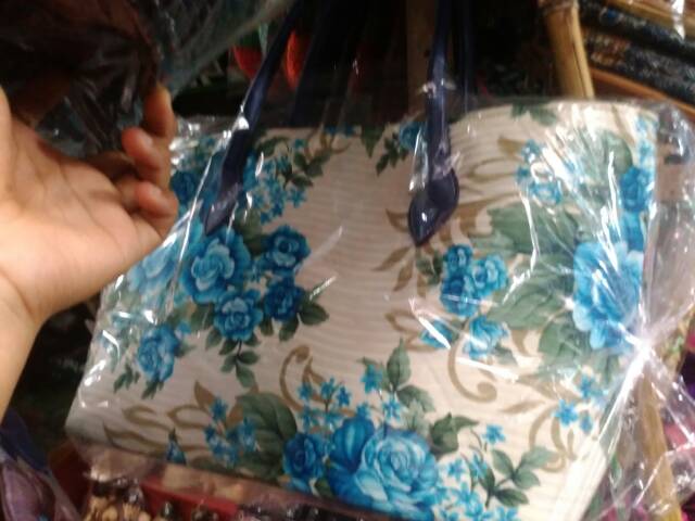 Tas Kerja Motif Bunga