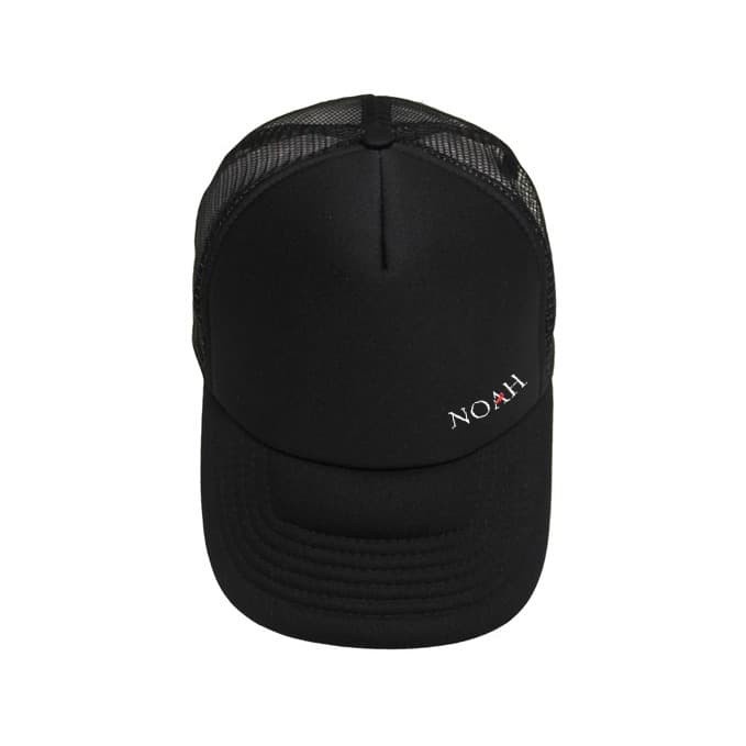 Topi Pria Noah - Trucker Black Logo Font Small(X0G4) Topi Baseball Pria Import Original Topi Pria Po