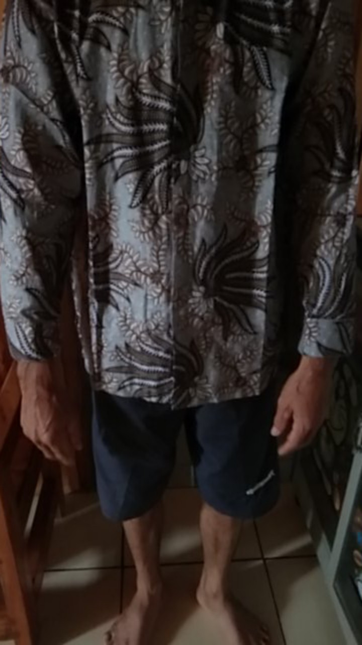 Couple Batik Tunik Modern Seragam Kerja Kantor Lengan Panjang