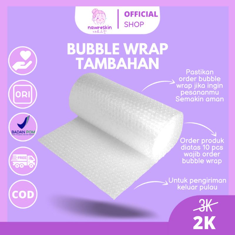 

PACKING TAMBAHAN BUBBLE WRAP