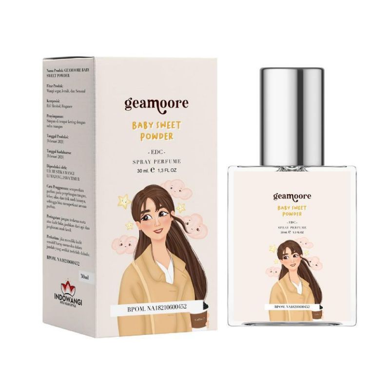 Geamoore Inspired Parfum 6ml & 30ml tahan lama balikpapan samarinda kaltim-Baby sweet powdr30ml