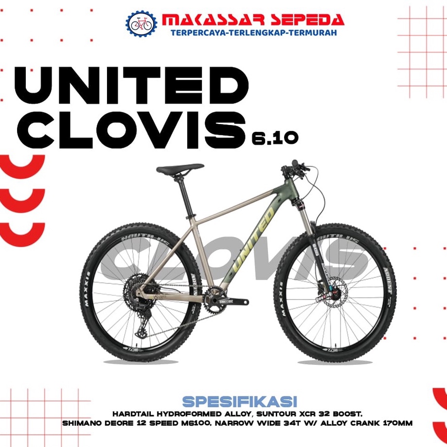 SEPEDA MTB UNITED CLOVIS 6.10