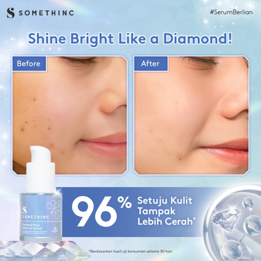 Bisa Cod - SOMETHINC Diamond Phyto Stem Cell Serum - Serum Diamond Berlian untuk Kulit Berkilau dan Cerah