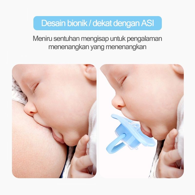 Little Leona Empeng Bayi Leher Tipis Mencegah Gigi Bengkok