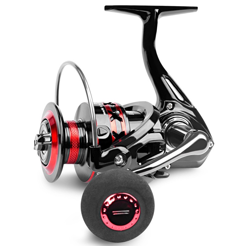 HAIYI FISHING Spinning Fishing Reel  Max Drag  20kg Lengan CNC Logam Pancing Besi Kumparan Pancing Logam Max Drag  20kg Pegangan CNC Powerful Rell Pancing Fishing Wheel Fishing Gear  Gulungan kabel