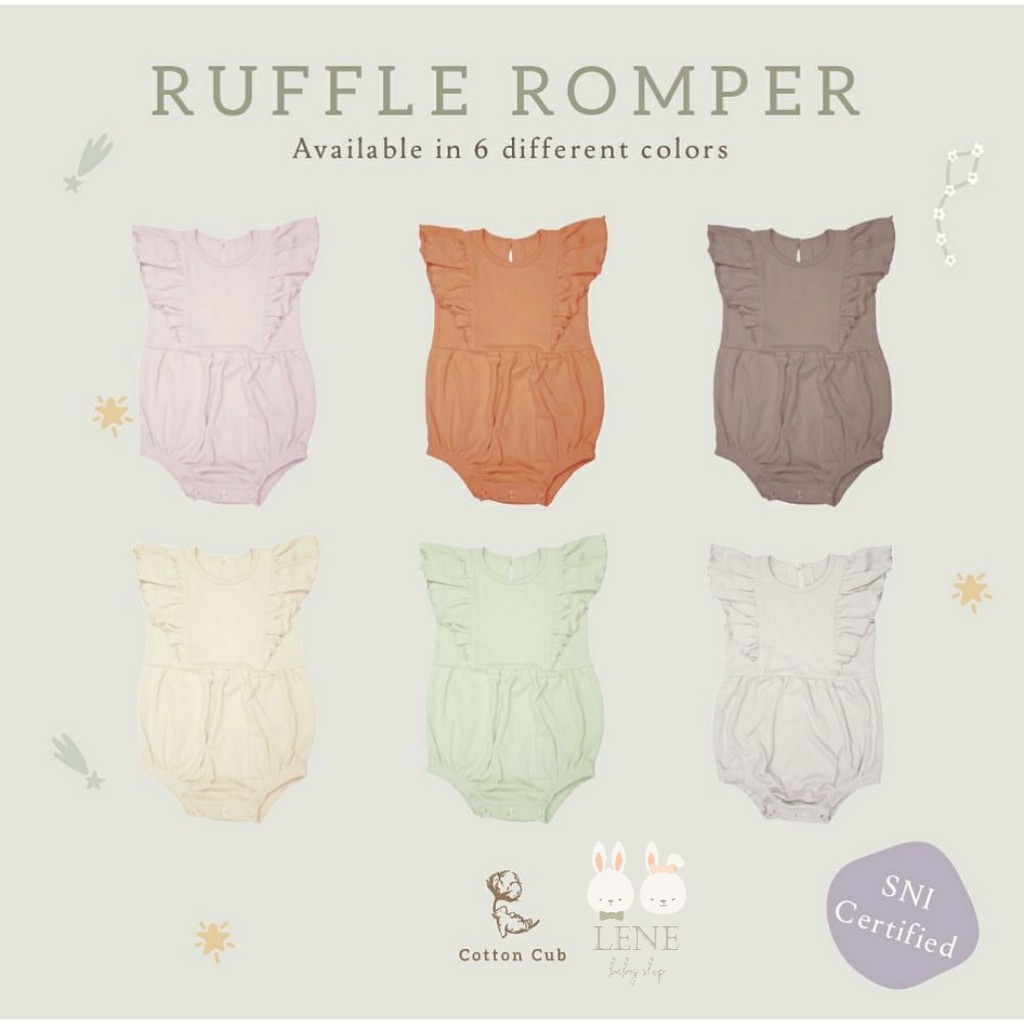 Cotton Cub Ruffle Romper