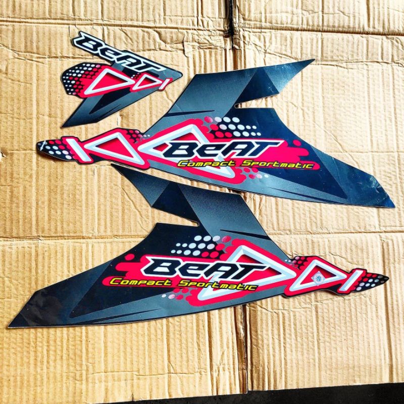 decal emblem striping Beat karbu 2008 sampai 2010
