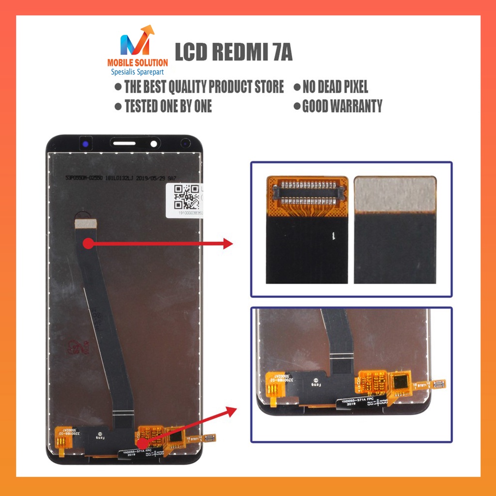 Grosir LCD Xiaomi Redmi 7A ORIGINAL 100% Fullset Touchscreen Garansi 1 Bulan + Packing / Bubbel