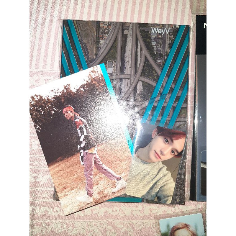 Album Wayv Kick Back Stranger ver unsealed postcard yangyang + Photocard lucas