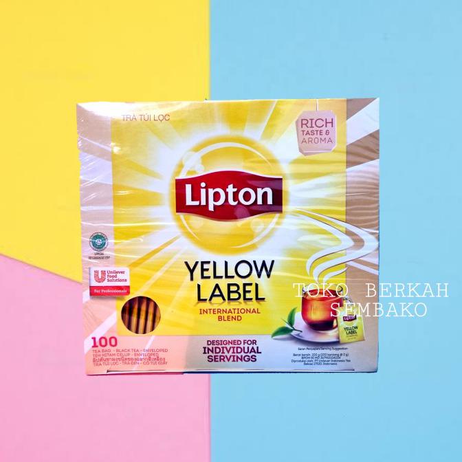 

[[BISA COD]] Lipton Yellow Label Tea 100 Envelope / Teh Celup SPECIAL Kode 832