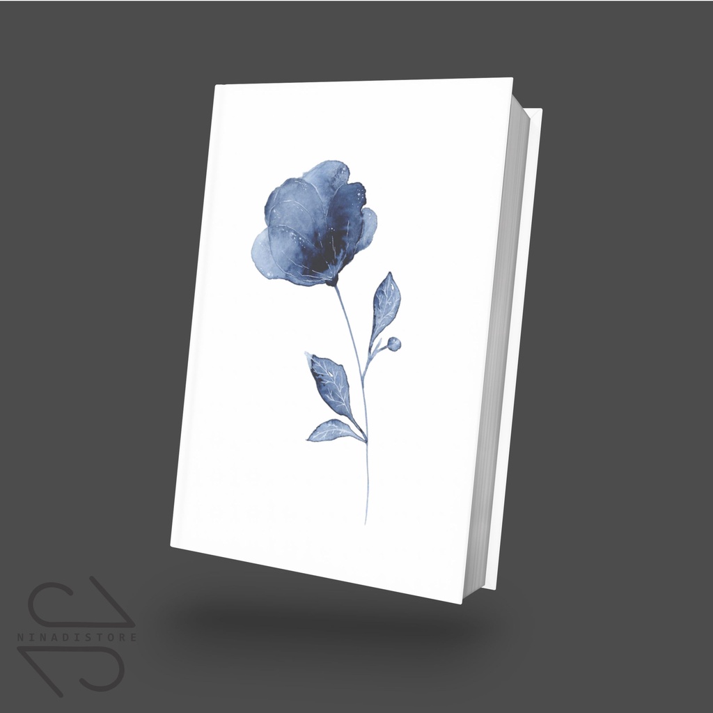 

Pocket Book/Notebook Buku Tulis Catatan Estetic Blue BLE09 Note Agenda Planner, Journal, Diary, Gift / Premium Hardcover A6 isi polos dan garis