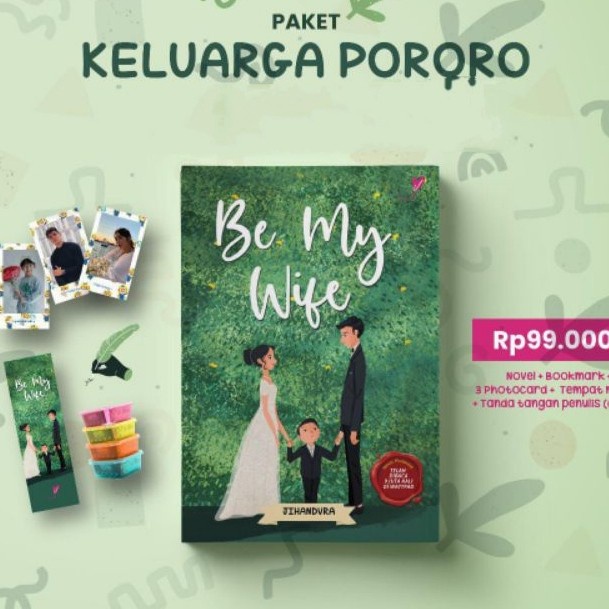 

FLASH SALE!!! NOVEL BE MY WIFE PAKET KELUARGA PORORO TERLARIS