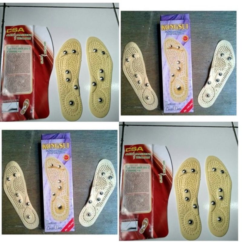 Insole Alas Peninggi Badan Plus Terapi Kesehatan Refleksi