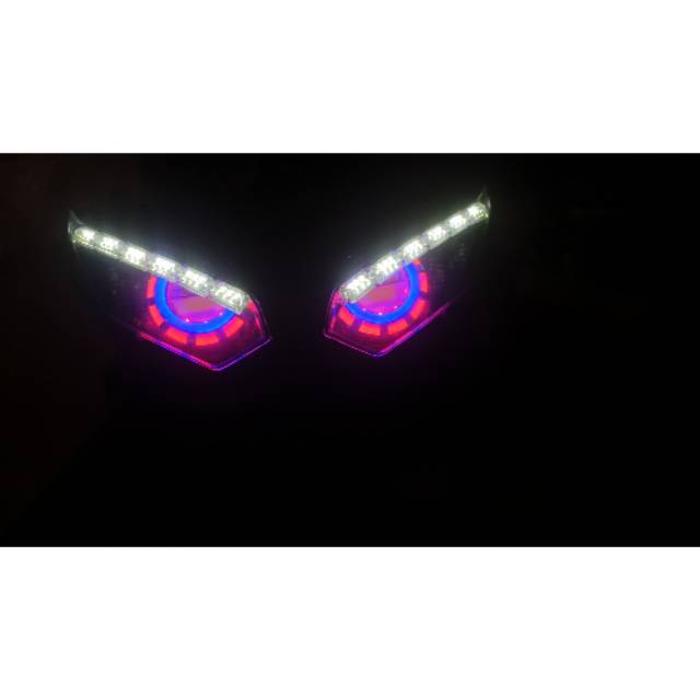 Led projie cbr 150 drl kristal running plus reflektor