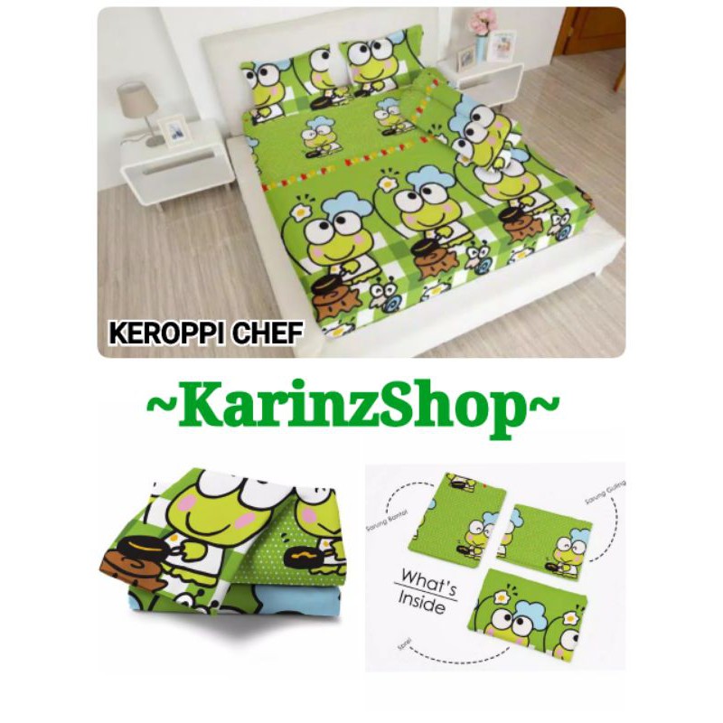 Sprei Lady Rose KEROPPI CHEF ( King 180 / Queen 160 x 200 )