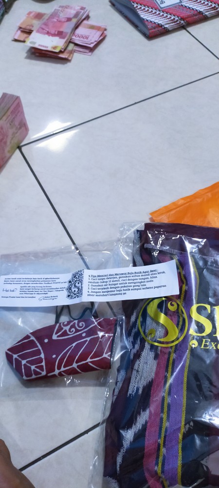 Shanaya Batik Gayatri Tunika Katun Toyobo Kombinasi Tenun Ori Troso S M L Xl Xxl