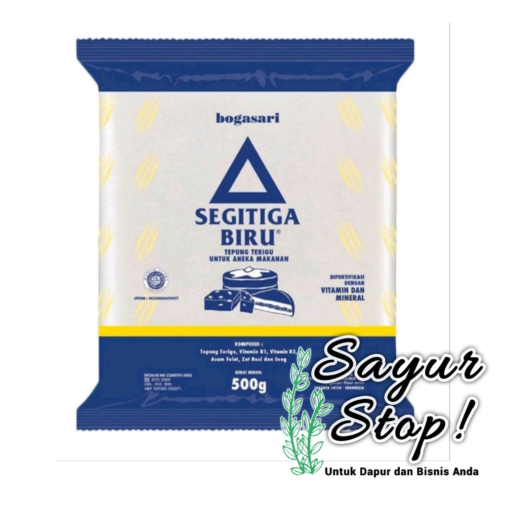 

Sayur Stop Tepung Terigu Segitiga Biru 1 kg