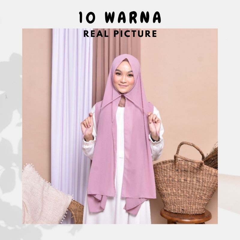 Pashmina Tali Ceruty Baby Doll Premium 180 X 75