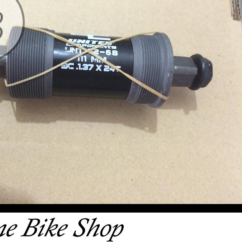 BB Kotak Bearing Bottom Bracket 111 113.5 118 122 127 As Tengah As Gir Axle Axis Square Sepeda Unite