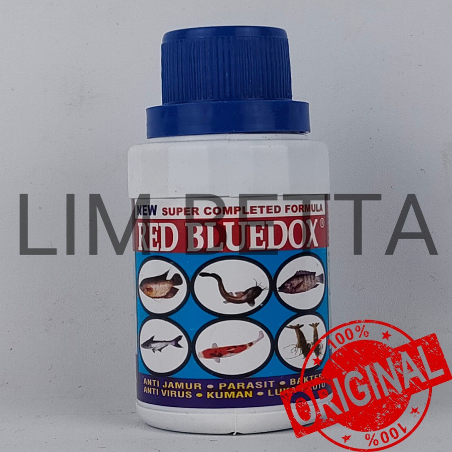 RED BLUEDOX 125 ML / OBAT IKAN ANTI JAMUR DAN PARASIT