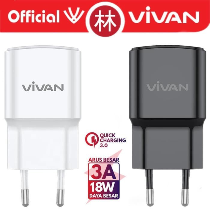 Vivan Power Oval 3.0 II 18W With a Quick Charging Data Cable 3A