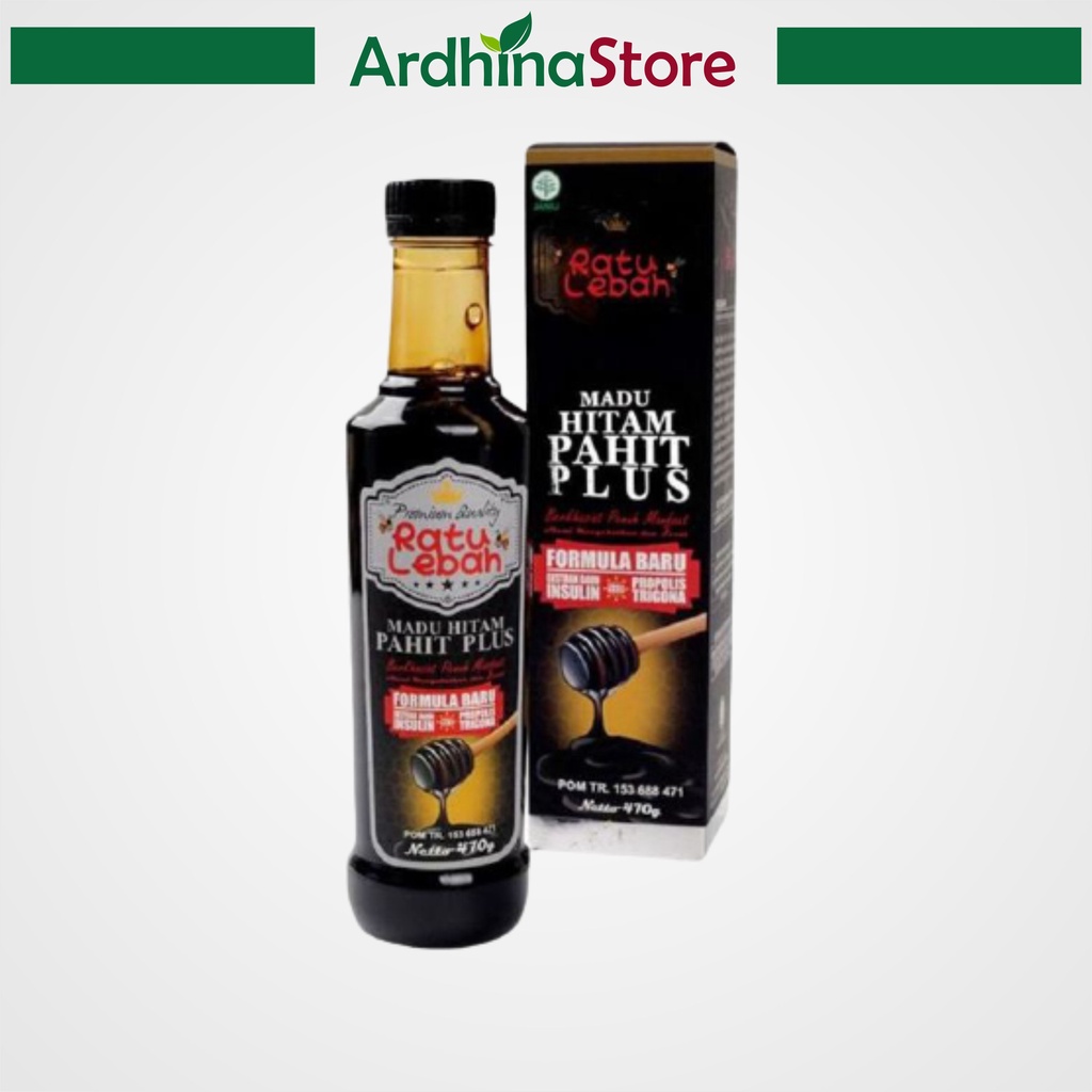 MADU HITAM PAHIT PLUS PROPOLIS RATU LEBAH | MADU PAHIT | MADU HITAM