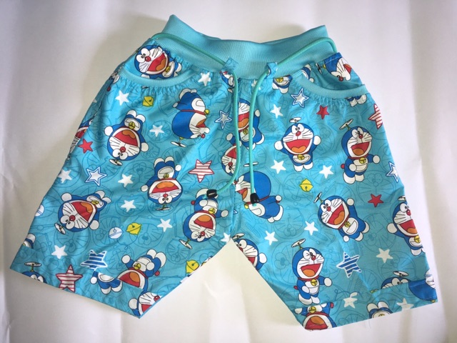  celana  pendek  anak  hotpen anak  motif doraemon size 3 4 