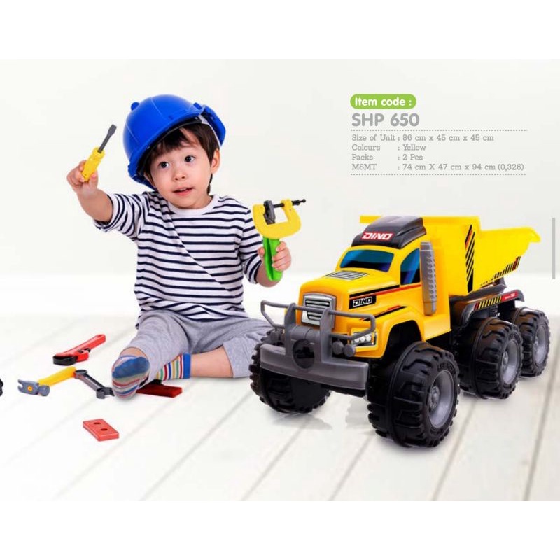 Dino TRUCK DINO 650 SHP / Mainan RIDE ON/ MAINAN PLAYGROUND / Mobil Mainan Pasir