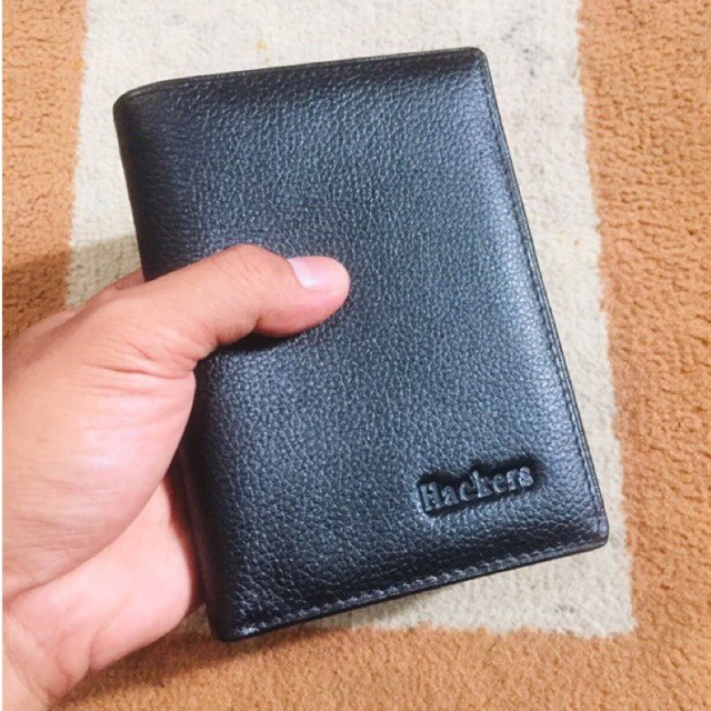 dompet pria bahan kulit asli lokal ukuran tanggung 3/4 ukuran lebar #dompet #dompetkulit