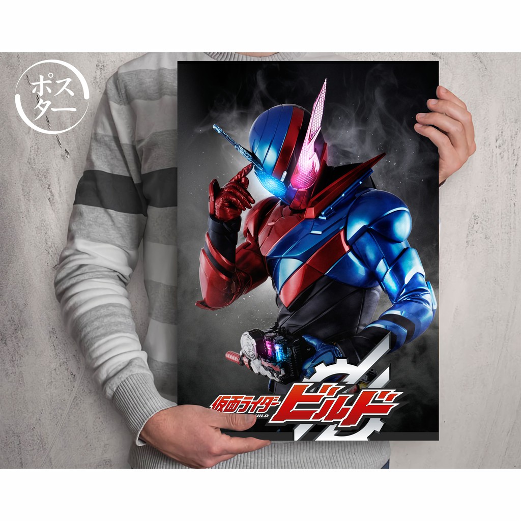 Poster Kamen Rider Heisei Phase 2 - Drive Ghost Ex-Aid Build Zi-O A3+