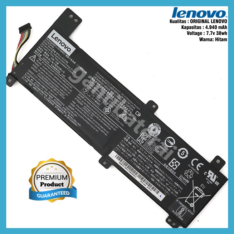 Baterai Lenovo Ideapad 310-14ISK L15L2PB2 L15L2PB4 L15M2PB2 Original
