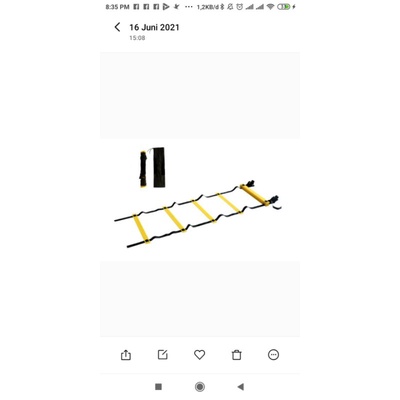 Agility Ladder High Quality  | Tangga Ketangkasan kelincahan dengan bahan berkualitas tinggi, lebih tebal dan kuat