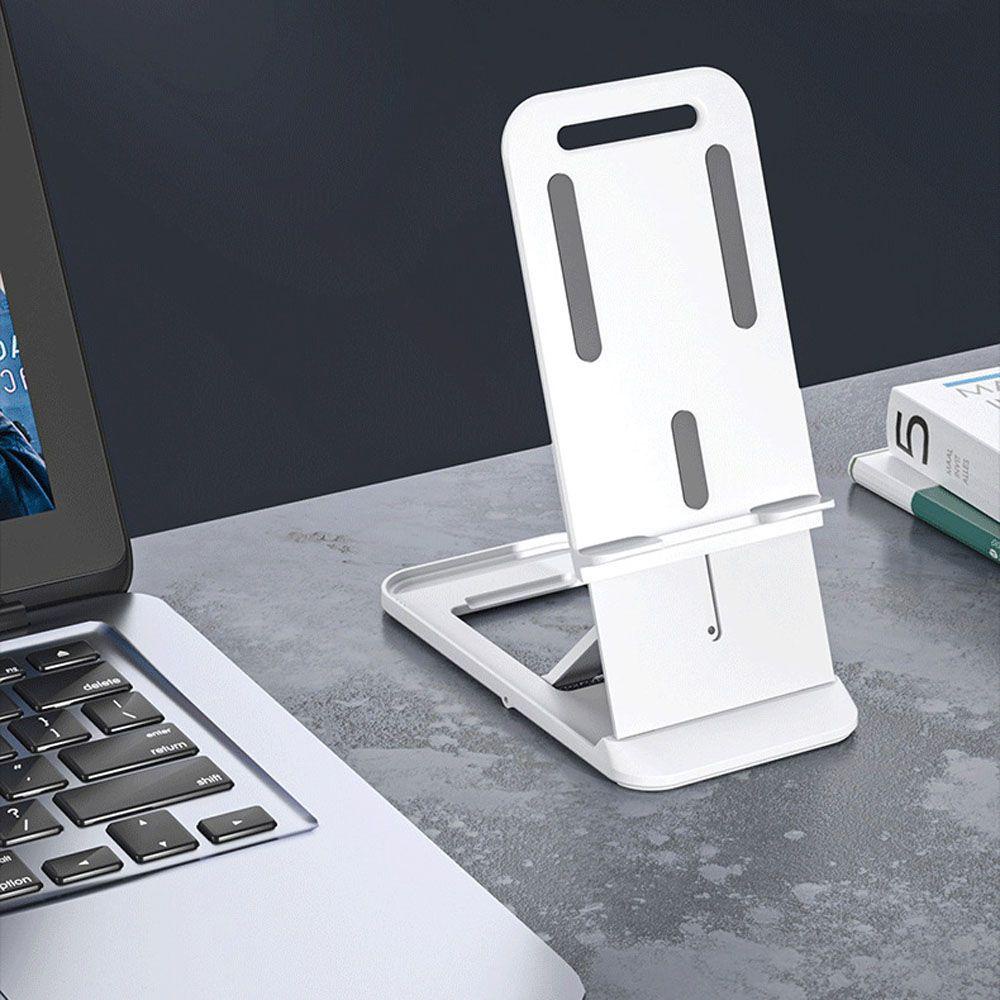 Agustina Dudukan Ponsel Logam Kreatif Mount Mobil Desktop Dukungan Aksesoris Adjustable Tablet Holder