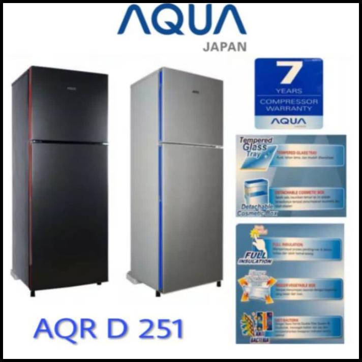 Aqua Kulkas 2 Pintu Aqr D-251