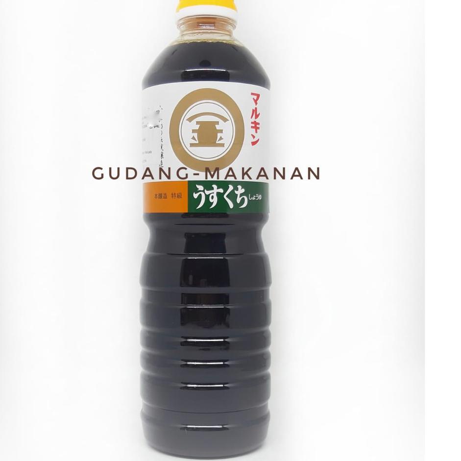 

8.8 STOK READY MARUKIN Usukuchi Shoyu Light Color Soysauce Kecap Asin Jepang 1 Liter