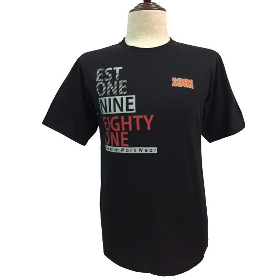 T-shirt EST ONE NINE EIGHTY ONE